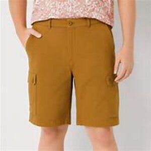 St. John's Bay Men's Brown Cargo Shorts